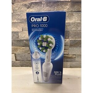 Oral-B Pro 1000 Rechargeable Electric Toothbrush, White